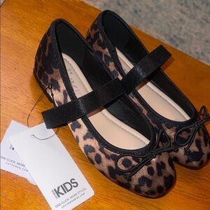 Cotton On Kids Leopard Print Ballet Flats